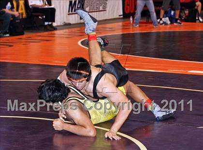 Thumbnail 1 in CIF State Boys Wrestling Championships (Round 2 - 145-285 lbs) photogallery.