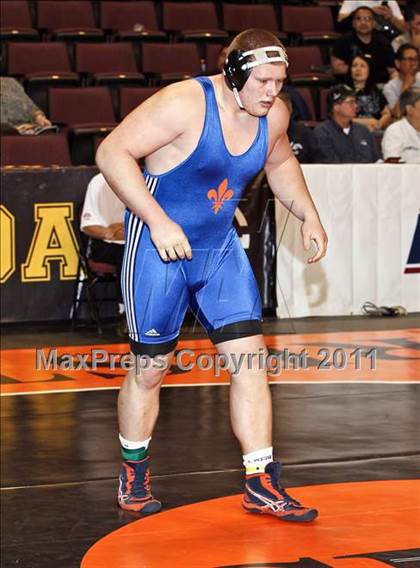 Thumbnail 1 in CIF State Boys Wrestling Championships (Round 2 - 145-285 lbs) photogallery.