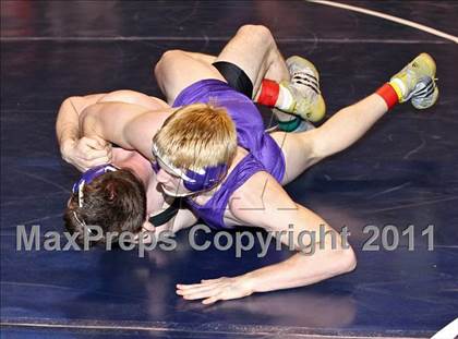 Thumbnail 3 in CIF State Boys Wrestling Championships (Round 2 - 145-285 lbs) photogallery.
