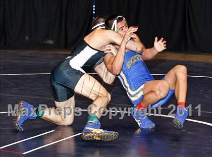 Thumbnail 3 in CIF State Boys Wrestling Championships (Round 2 - 145-285 lbs) photogallery.