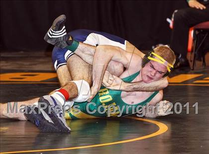 Thumbnail 2 in CIF State Boys Wrestling Championships (Round 2 - 145-285 lbs) photogallery.