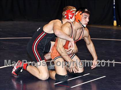 Thumbnail 2 in CIF State Boys Wrestling Championships (Round 2 - 145-285 lbs) photogallery.