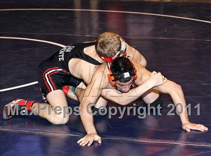 Thumbnail 3 in CIF State Boys Wrestling Championships (Round 2 - 145-285 lbs) photogallery.