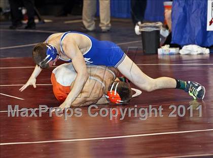 Thumbnail 1 in CIF State Boys Wrestling Championships (Round 2 - 145-285 lbs) photogallery.