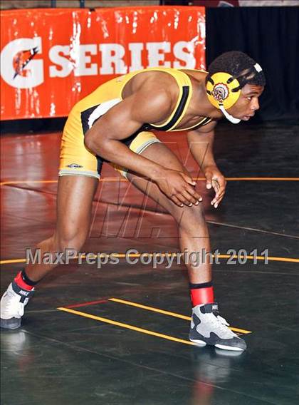 Thumbnail 1 in CIF State Boys Wrestling Championships (Round 2 - 145-285 lbs) photogallery.