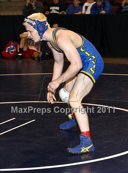 Thumbnail 3 in CIF State Boys Wrestling Championships (Round 2 - 145-285 lbs) photogallery.