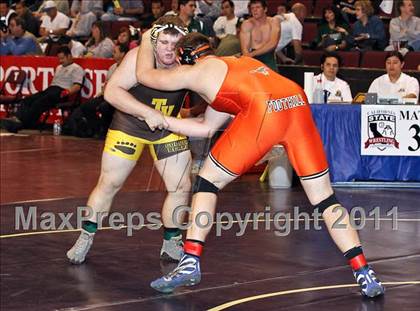 Thumbnail 2 in CIF State Boys Wrestling Championships (Round 2 - 145-285 lbs) photogallery.