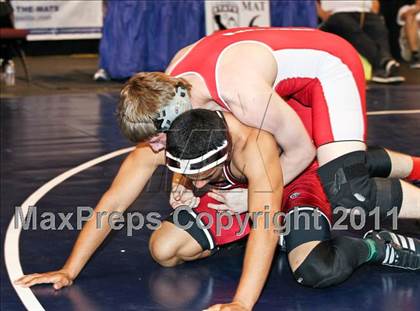 Thumbnail 1 in CIF State Boys Wrestling Championships (Round 2 - 145-285 lbs) photogallery.