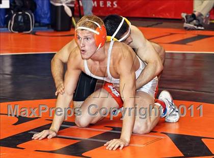 Thumbnail 2 in CIF State Boys Wrestling Championships (Round 2 - 145-285 lbs) photogallery.