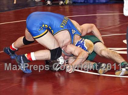 Thumbnail 3 in CIF State Boys Wrestling Championships (Round 2 - 145-285 lbs) photogallery.