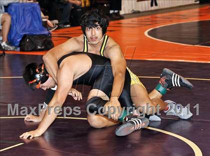 Thumbnail 3 in CIF State Boys Wrestling Championships (Round 2 - 145-285 lbs) photogallery.
