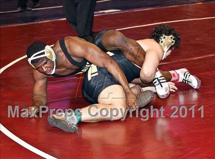 Thumbnail 3 in CIF State Boys Wrestling Championships (Round 2 - 145-285 lbs) photogallery.