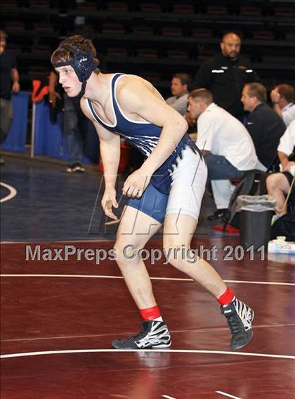 Thumbnail 2 in CIF State Boys Wrestling Championships (Round 2 - 145-285 lbs) photogallery.