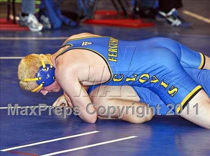 Thumbnail 3 in CIF State Boys Wrestling Championships (Round 2 - 145-285 lbs) photogallery.