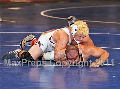 Thumbnail 3 in CIF State Boys Wrestling Championships (Round 2 - 145-285 lbs) photogallery.