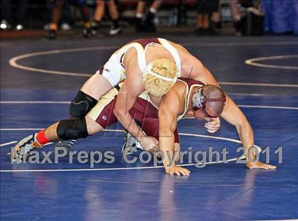 Thumbnail 2 in CIF State Boys Wrestling Championships (Round 2 - 145-285 lbs) photogallery.