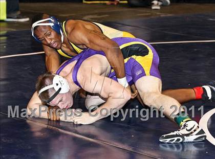 Thumbnail 3 in CIF State Boys Wrestling Championships (Round 2 - 145-285 lbs) photogallery.