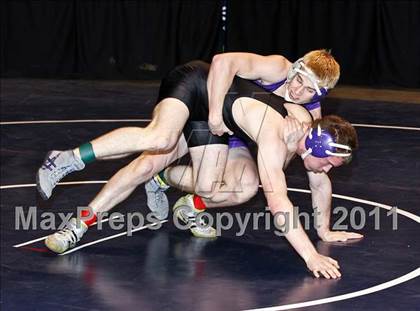 Thumbnail 1 in CIF State Boys Wrestling Championships (Round 2 - 145-285 lbs) photogallery.