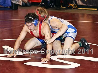 Thumbnail 2 in CIF State Boys Wrestling Championships (Round 2 - 145-285 lbs) photogallery.
