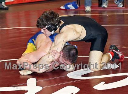 Thumbnail 3 in CIF State Boys Wrestling Championships (Round 2 - 145-285 lbs) photogallery.