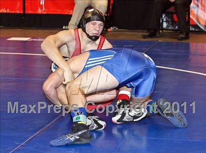 Thumbnail 3 in CIF State Boys Wrestling Championships (Round 2 - 145-285 lbs) photogallery.
