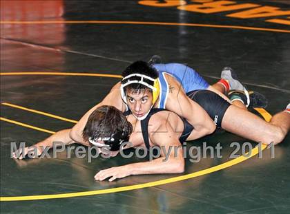 Thumbnail 3 in CIF State Boys Wrestling Championships (Round 2 - 145-285 lbs) photogallery.
