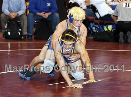 Thumbnail 3 in CIF State Boys Wrestling Championships (Round 2 - 145-285 lbs) photogallery.