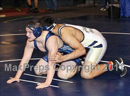 Thumbnail 2 in CIF State Boys Wrestling Championships (Round 2 - 145-285 lbs) photogallery.