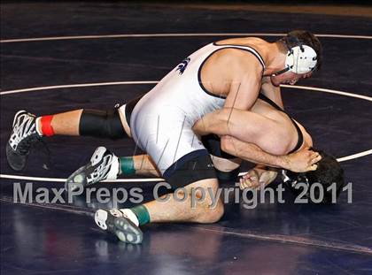 Thumbnail 3 in CIF State Boys Wrestling Championships (Round 2 - 145-285 lbs) photogallery.
