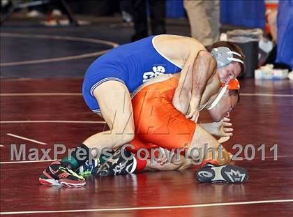Thumbnail 3 in CIF State Boys Wrestling Championships (Round 2 - 145-285 lbs) photogallery.