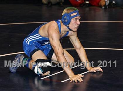 Thumbnail 3 in CIF State Boys Wrestling Championships (Round 2 - 145-285 lbs) photogallery.