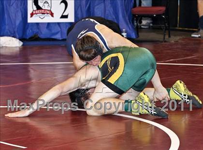 Thumbnail 3 in CIF State Boys Wrestling Championships (Round 2 - 145-285 lbs) photogallery.