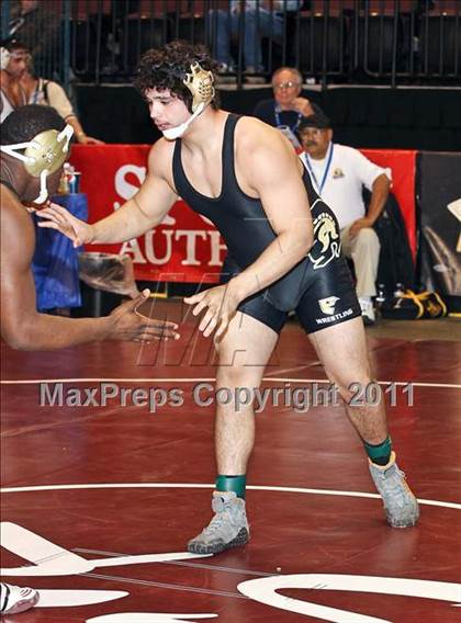 Thumbnail 2 in CIF State Boys Wrestling Championships (Round 2 - 145-285 lbs) photogallery.