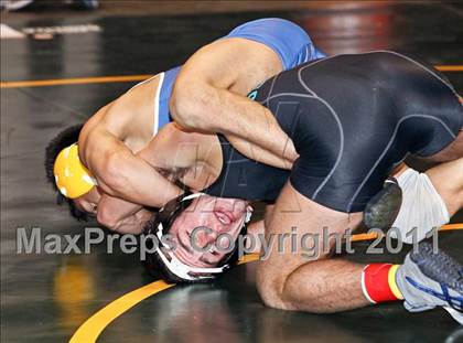 Thumbnail 3 in CIF State Boys Wrestling Championships (Round 2 - 145-285 lbs) photogallery.