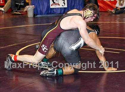 Thumbnail 2 in CIF State Boys Wrestling Championships (Round 2 - 145-285 lbs) photogallery.