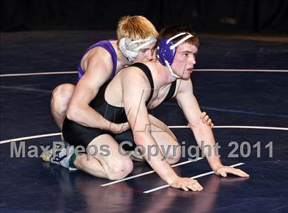 Thumbnail 2 in CIF State Boys Wrestling Championships (Round 2 - 145-285 lbs) photogallery.