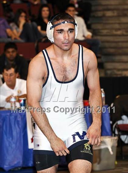 Thumbnail 2 in CIF State Boys Wrestling Championships (Round 2 - 145-285 lbs) photogallery.