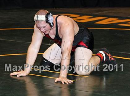 Thumbnail 2 in CIF State Boys Wrestling Championships (Round 2 - 145-285 lbs) photogallery.