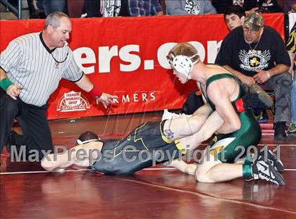 Thumbnail 3 in CIF State Boys Wrestling Championships (Round 2 - 145-285 lbs) photogallery.