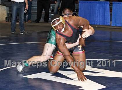 Thumbnail 2 in CIF State Boys Wrestling Championships (Round 2 - 145-285 lbs) photogallery.