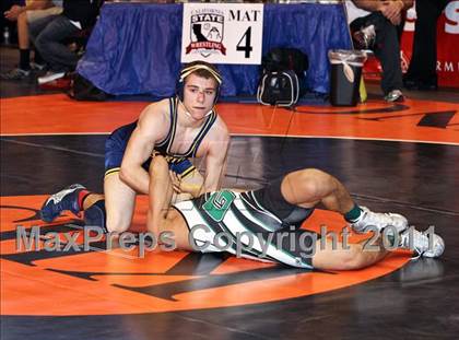Thumbnail 3 in CIF State Boys Wrestling Championships (Round 2 - 145-285 lbs) photogallery.