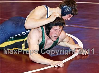 Thumbnail 2 in CIF State Boys Wrestling Championships (Round 2 - 145-285 lbs) photogallery.