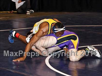 Thumbnail 1 in CIF State Boys Wrestling Championships (Round 2 - 145-285 lbs) photogallery.