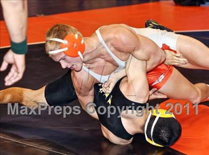 Thumbnail 3 in CIF State Boys Wrestling Championships (Round 2 - 145-285 lbs) photogallery.