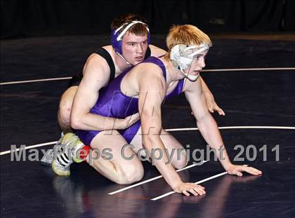 Thumbnail 1 in CIF State Boys Wrestling Championships (Round 2 - 145-285 lbs) photogallery.