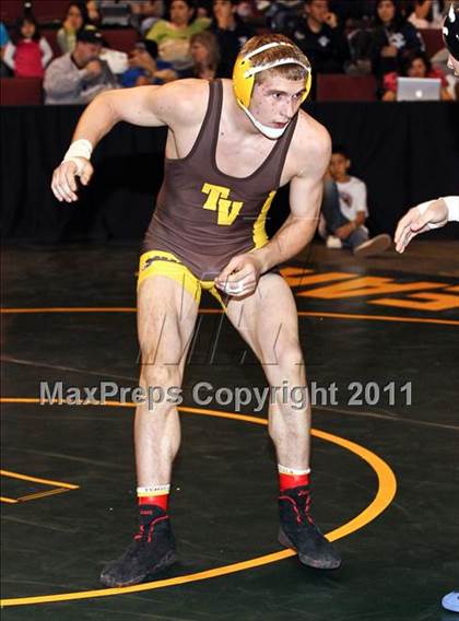 Thumbnail 3 in CIF State Boys Wrestling Championships (Round 2 - 145-285 lbs) photogallery.