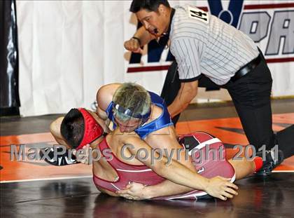 Thumbnail 3 in CIF State Boys Wrestling Championships (Round 2 - 145-285 lbs) photogallery.