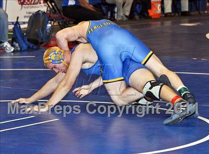 Thumbnail 2 in CIF State Boys Wrestling Championships (Round 2 - 145-285 lbs) photogallery.