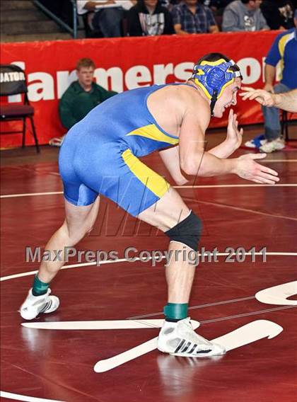 Thumbnail 2 in CIF State Boys Wrestling Championships (Round 2 - 145-285 lbs) photogallery.