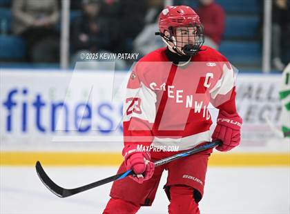 Thumbnail 3 in Greenwich @ Northwest Catholic (CIAC D1 First Round) photogallery.